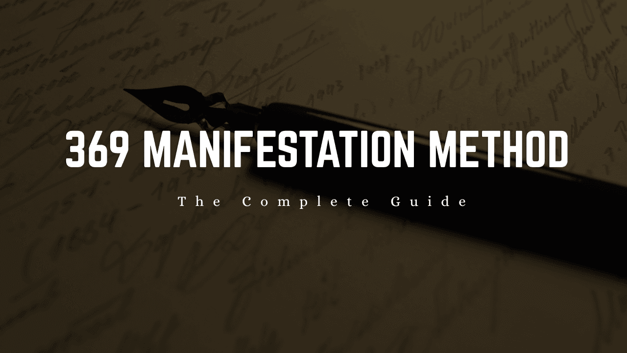 369 manifestation method guide - journal writing practice